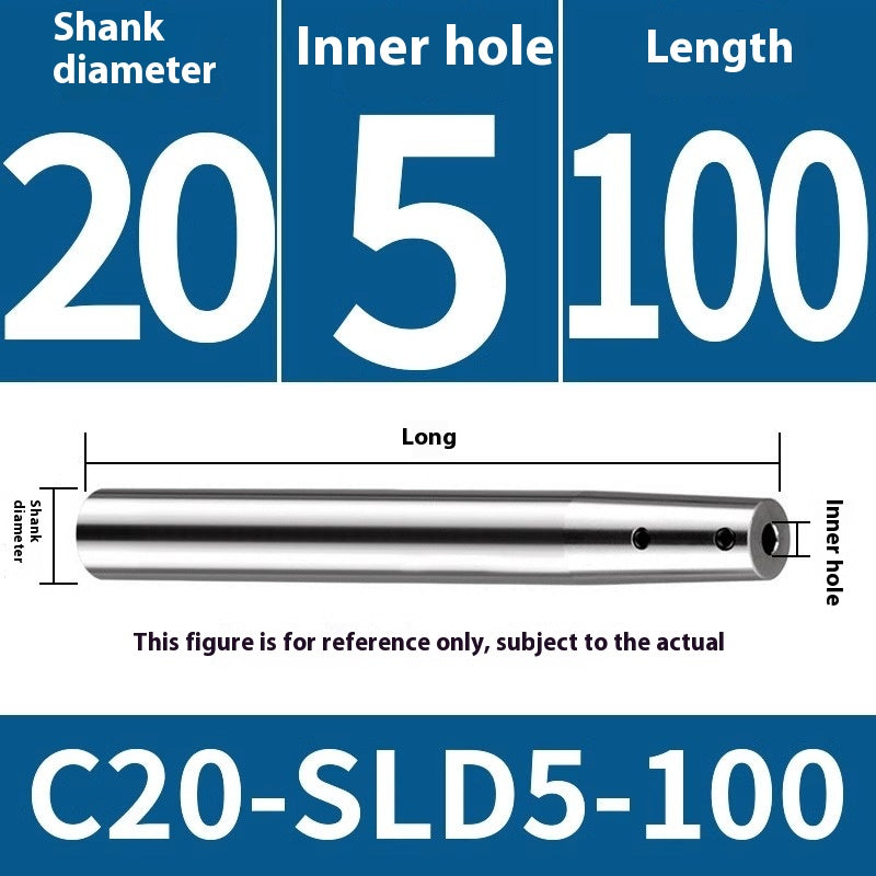 2059-High precision side solid SLD extension rod CNC milling cutter extended rod small diameter straight handle deep cavity avoidance C12C16C20 Shandong Denso Pricision Tools Co.,Ltd.